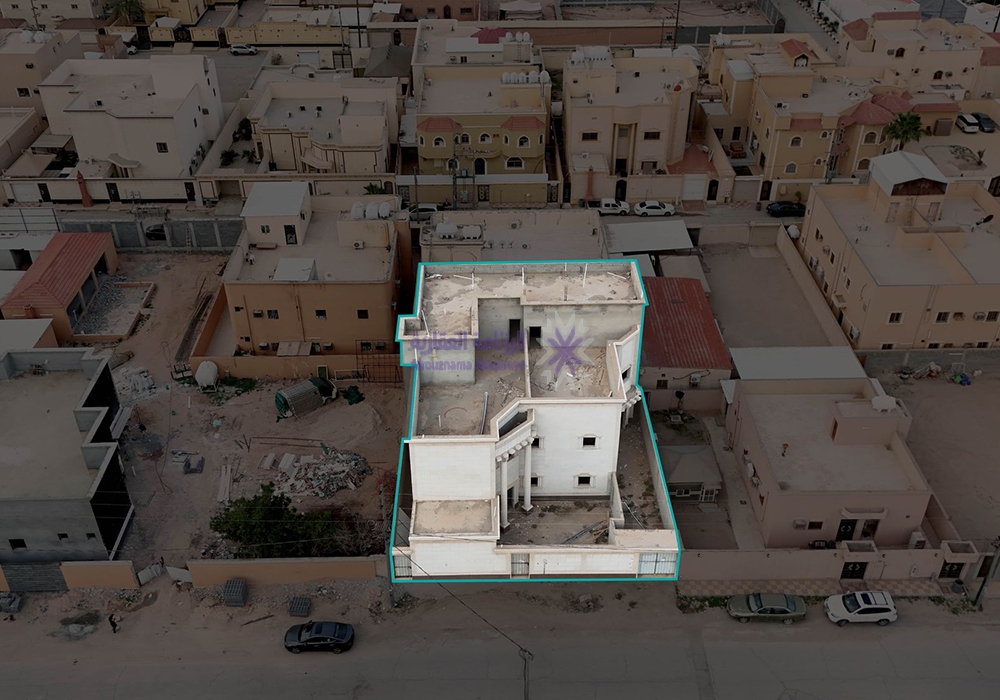 فيلا تحت الإنشاء بمساحة 500 م² في مدينة حفر الباطن